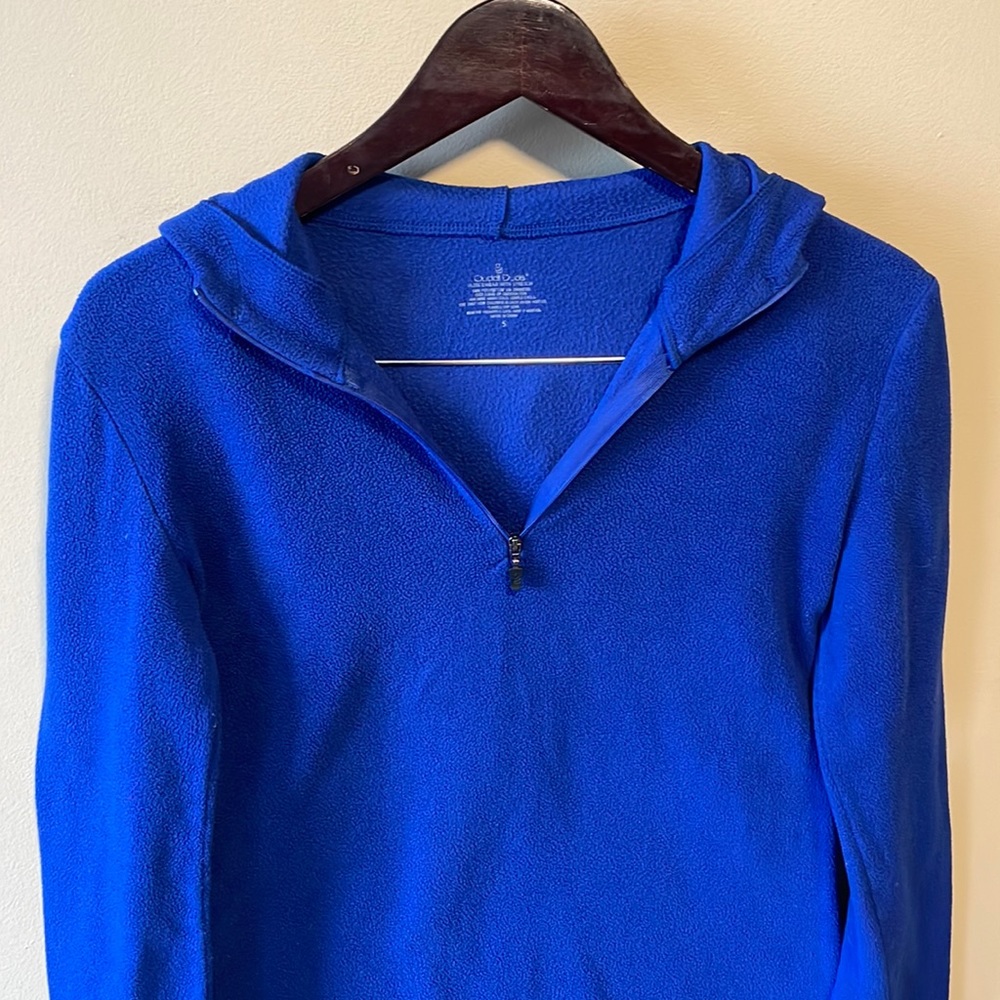 Fleece pullover hoodie